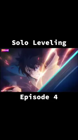 Solo Leveling Episode 4 #sololeveling #sungjinwoo #animefyp #fypシ  #animerecommendations 