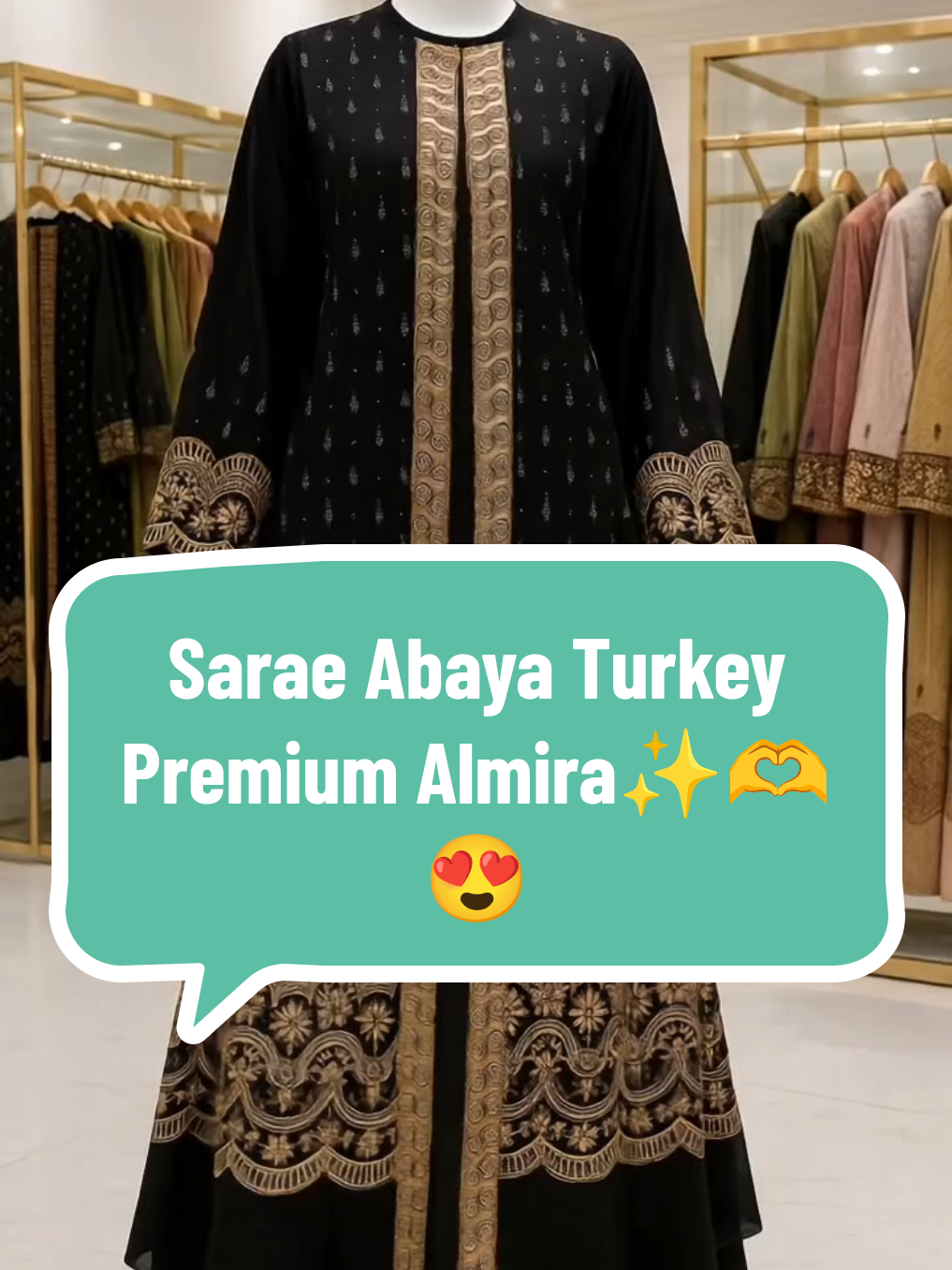 Sarae Abaya Turkey Premium Almira✨🫶😍 #abaya #turkey #wanita #setelanwanita #fypindonesia 