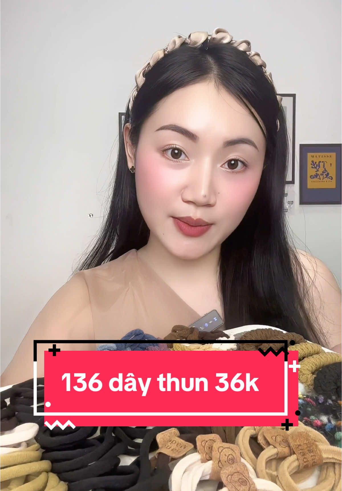 Set dây thun cột tóc 136 chiếc các loại giá chỉ 36k #daythuncottoc #daychunbuoctoc 