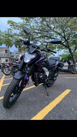 💜✨ God bless me🙂‍↕️.  Feliz con mi nueva bebé💜 #bikelife #bikergirl #pulsar #n125fi #fyp 
