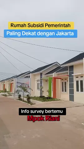 Info survey dan pengajuan KPR hubungi no wa Mpok Riani yang ada di bio Profil  #pesonakahuripan #rumahsubsidi #rumahkomersil #kprrumah 