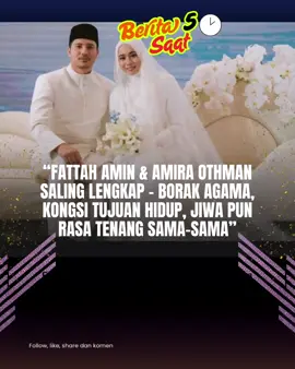 Fattah Amin kongsi, dia dan isteri tersayang Amira Othman suka duduk berbual tentang agama dan tujuan hidup—buat rasa lebih dekat dan serasi. Kalau berbual, topik kegemaran kami tentu sekali pasal agama dan tujuan hidup. Seronok bila apa yang kami fikir, percaya dan cakap semuanya seiring. Rasa tenang bila selalu sepakat,” ujar Fattah ketika live jualan produk Rissa Skin dan abaya Amira di TikTok, malam Isnin.#berita5saat #foryoupage #fattahamin 