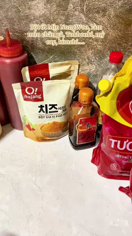 Bột ớt mịn gói 1kg NongWoo #bototnongwo #botot #naumonhanquoc #videoviral #xuhuongtiktok 