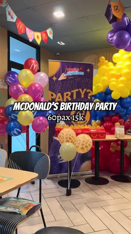 My Beau’s 1st Bday at McDonald 🥰🫶🏻 #momoftiktok #ftm #1stbirthday #birthdayparty #mcdonaldshacks 