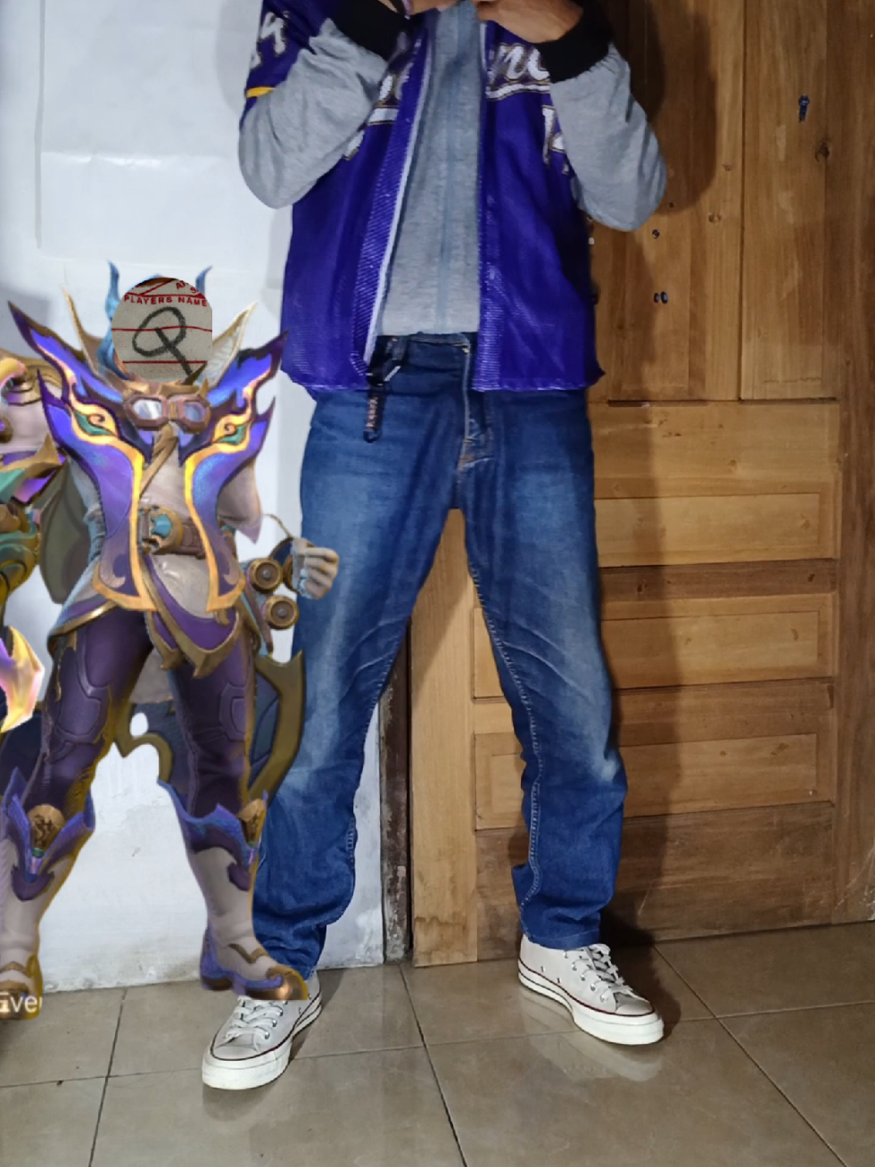 Aldous Low Budget Outfit @wanzx.1999  #fyp #aldousmobilelegends #lowbudget #cosplay #outfit 