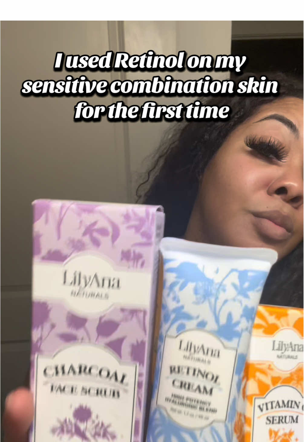 I tried retinol on my sensitive combination skin for the first time using @LilyAna Naturals and let’s just say maybe this was the product I was missing in my skin care routine.  After using all three products my redness disappeared. My skin felt refreshed, and hydrated. The vitamin C serum was my fave of the 3. Highly recommend if you want a vegan free, simple effective, and affordable trio  ❤️BIPOC and family owned small business. ❤️Vegan & cruelty free. ❤️Brightens & Nourishes  ❤️Free of Sulfates, Parabens & Phthalates. #lilyananaturals #retinol #fyp #retinolskincare #skincare 