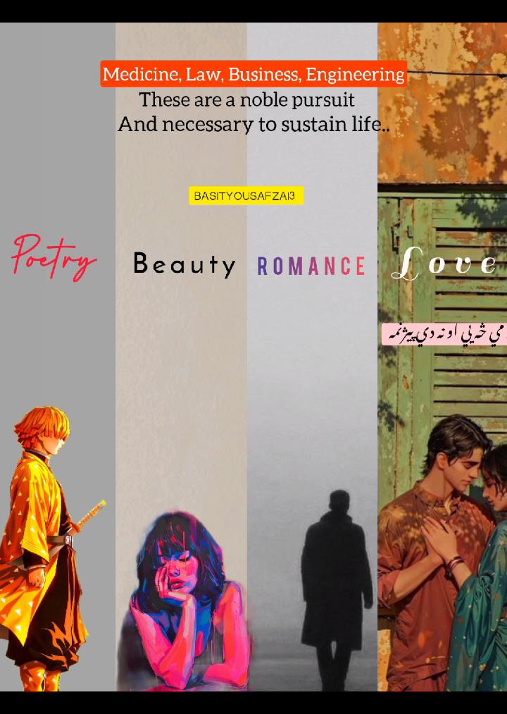 Medicine, Law, Business, Engineering These are a noble pursuit. And necessary to sustain life... #fybシ #poshtopoetry #poshto #fypシ゚viral #foryoupage 