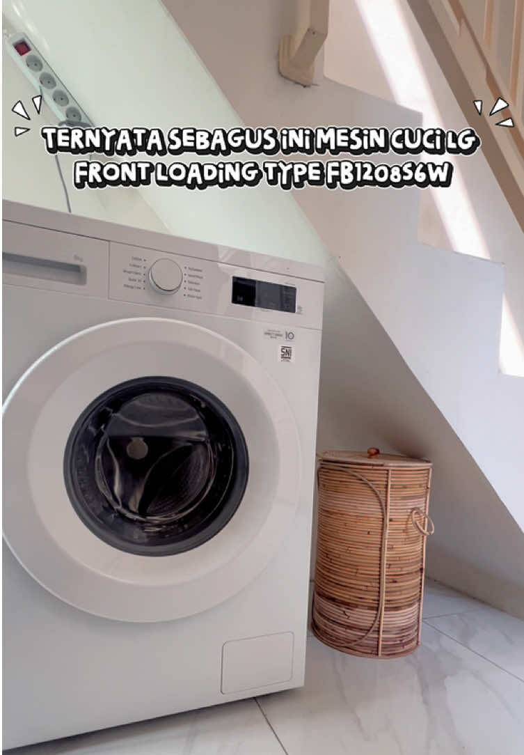 Cuci baju pakai mesin cuci LG front loading bikin hemat air @LG Indonesia  😍 #mesincucifrontloading #mesincuci1tabung  #affiliatemarketing  #affiliatetiktokshop  #fyppppppppppppppppppppppp 