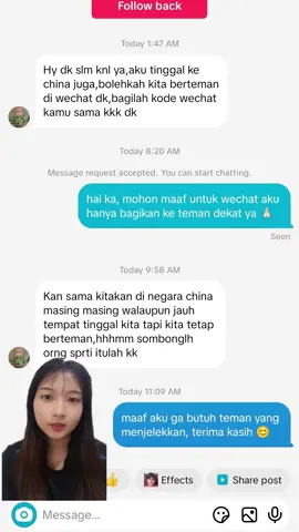 berteman juga harus bijak ya guys, kalau yang menjelekkan seperti ini baiknya ga usah, jauhi saja 😊 #mixmarriage #pasanganchinaindonesia