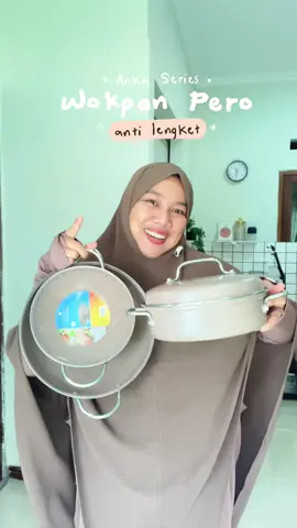 Wow wokpan terbaru series ANKA dari Pero Indonesia cakep bgttt anti lengket cocok buat harian nihh ##wajan##wajanantilengket##deepfry##penggorengan##peroindonesia@@PERO.INDONESIA