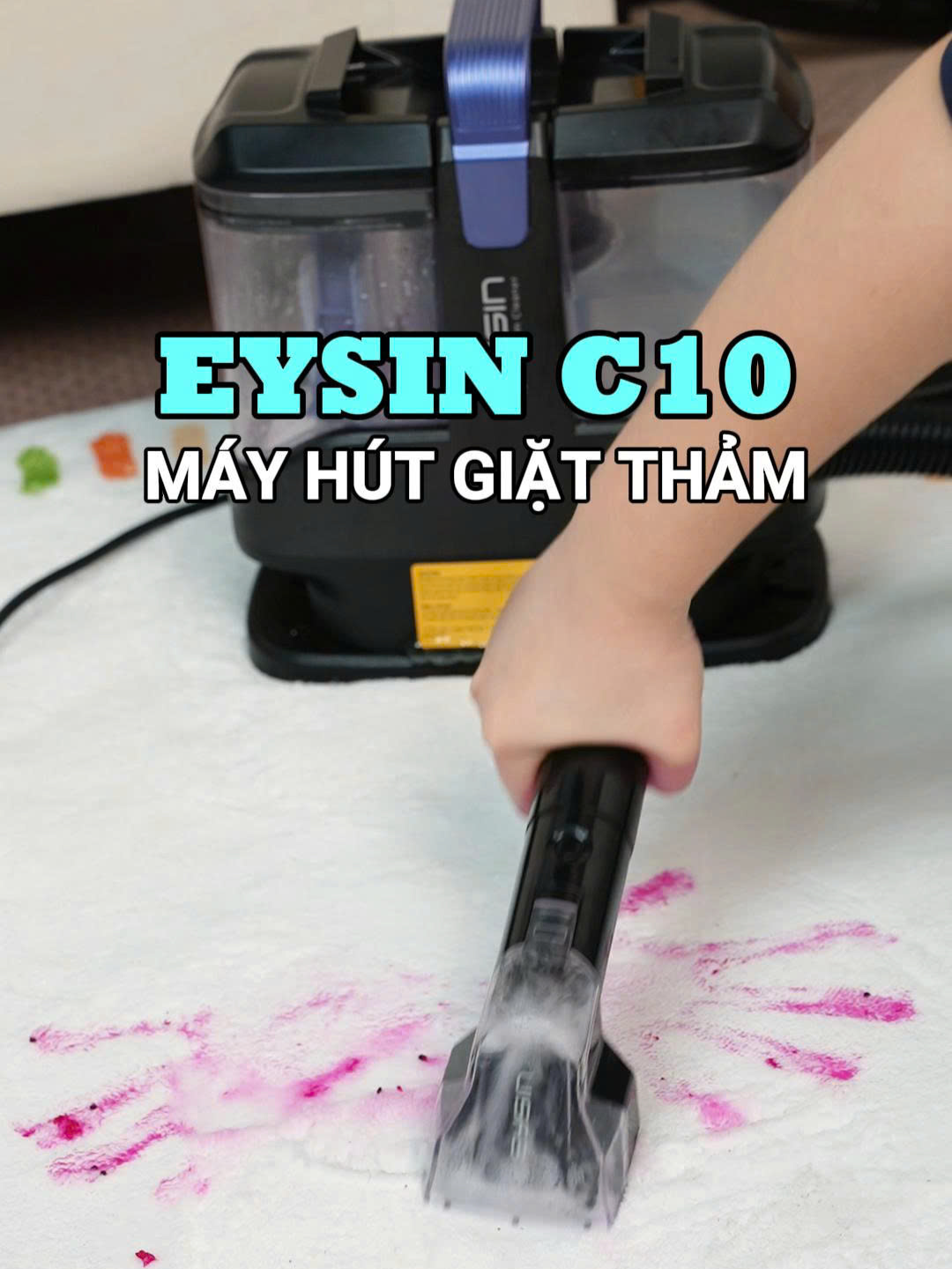 Thảm dơ cỡ nào C10 cũng chấp tất!#eysin #sốngsạch #bíkípsạch #vesinhnhacua #cleanhome #maygiatsofa #C10 #xuhuong #fyp