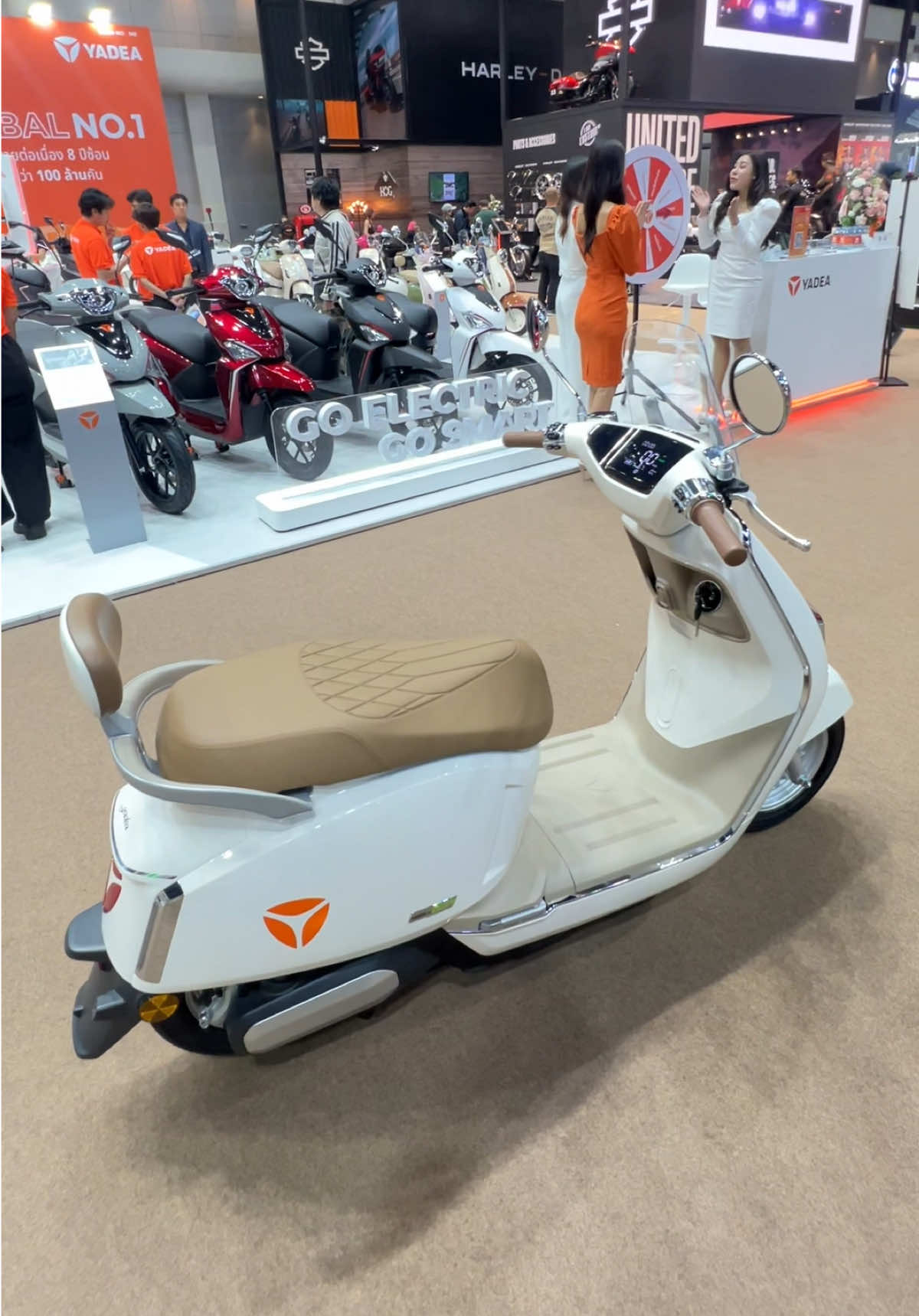 YADEA🧡🛵⚡️#yadeabysiamchai #ผ่อนยาเดียกับสยามชัย #YadeaThailand #สยามชัยบัตรประชาชนใบเดียวก็ผ่อนได้ #motorshow2025 
