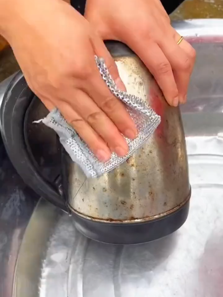 【3.9元20条】银丝洗碗布 清洁双面网格抹布 沾油速干易清洗刷锅灶台#钢丝洗碗布 #清洁用具 #厨