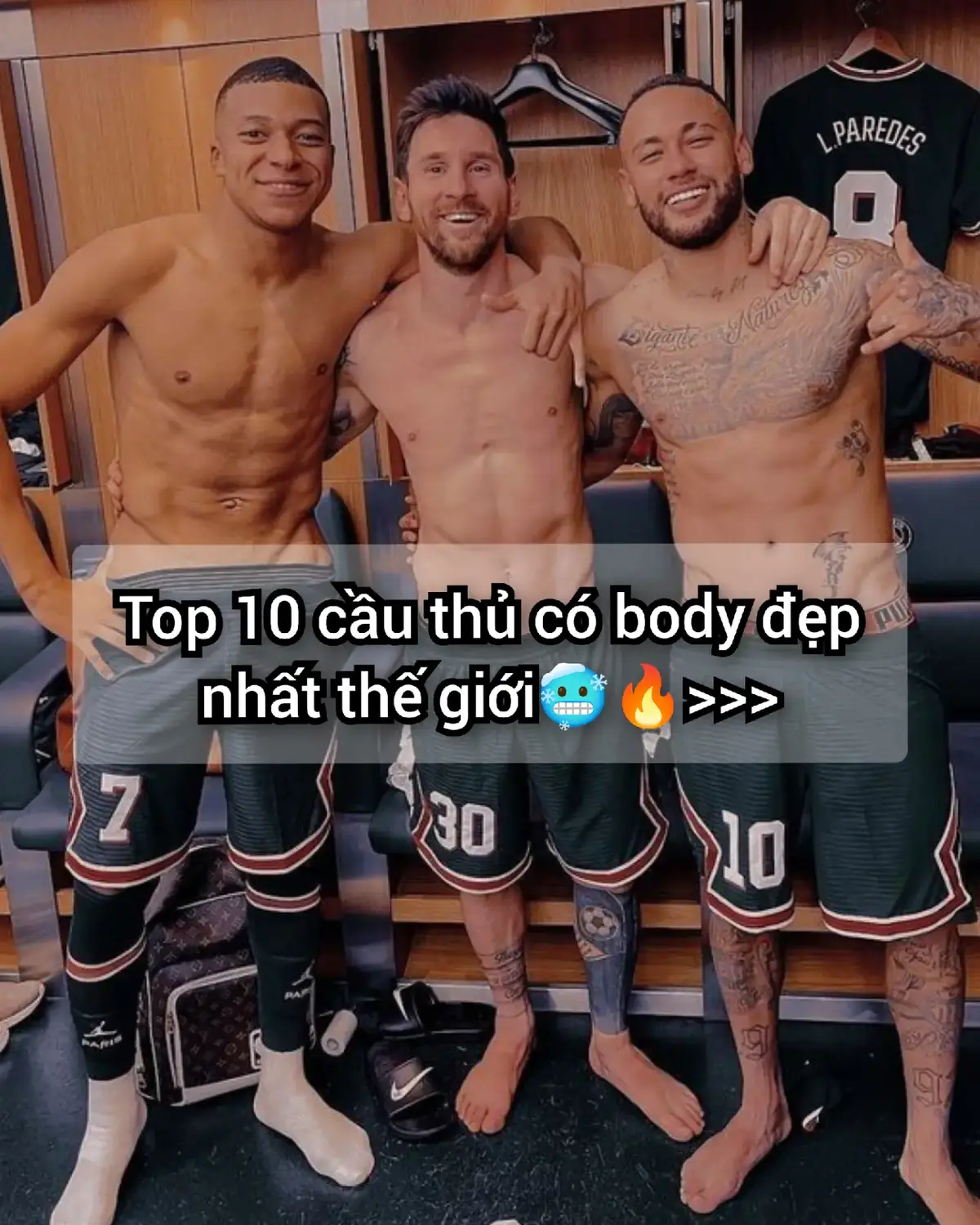 Top 10 cầu thủ có body đẹp nhất thế giới 🥶🔥#messi,Neymar,giroud,ramos, Lewandowski , Ibrahimovic,haaland,troure,salah, Ronaldo#body#viral#fyp#xuhuong 