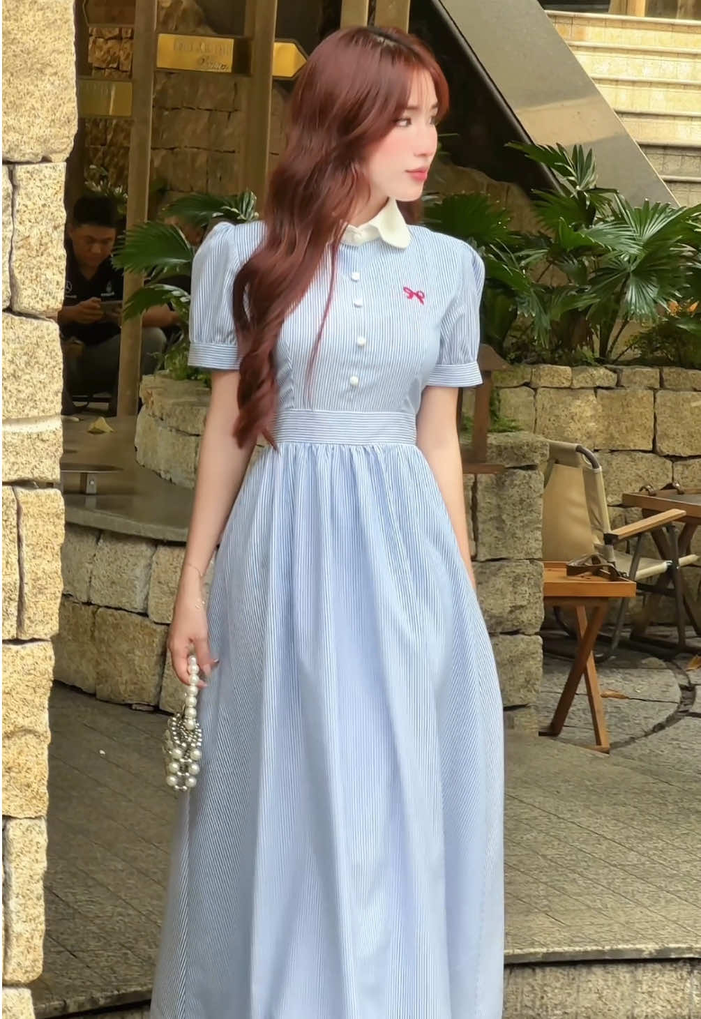 Em này mặc lên nhìn trẻ trung, dễ thương quá he mấy bà 🥰🥰🫶  #hongle #cocomay #cocomayboutique #damxinhthietke #macdepmoingay 