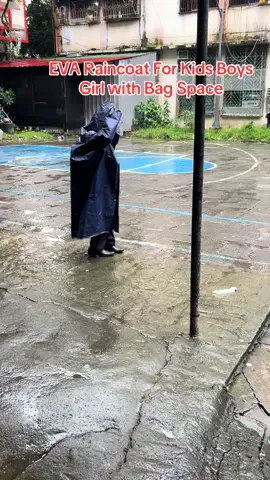 EVA Raincoat For Kids Boys Girl with Bag Space #raincoat  #fullbody  #kids  #withbagspace 