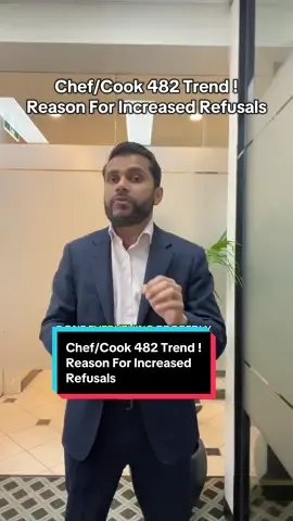 Chef/Cook 482 Trend ! Reason For Increased Refusals. #australianvisa #migrationagentamir #chef #cook #482 
