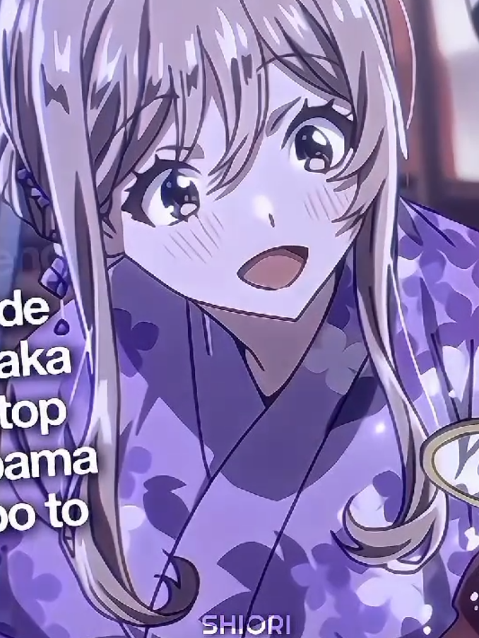 #shioriwaifu | Amboii manisnyoo 😋 | #ajisaisena #watashigakoibitoninareruwakenaijan #animeedit #fyp 