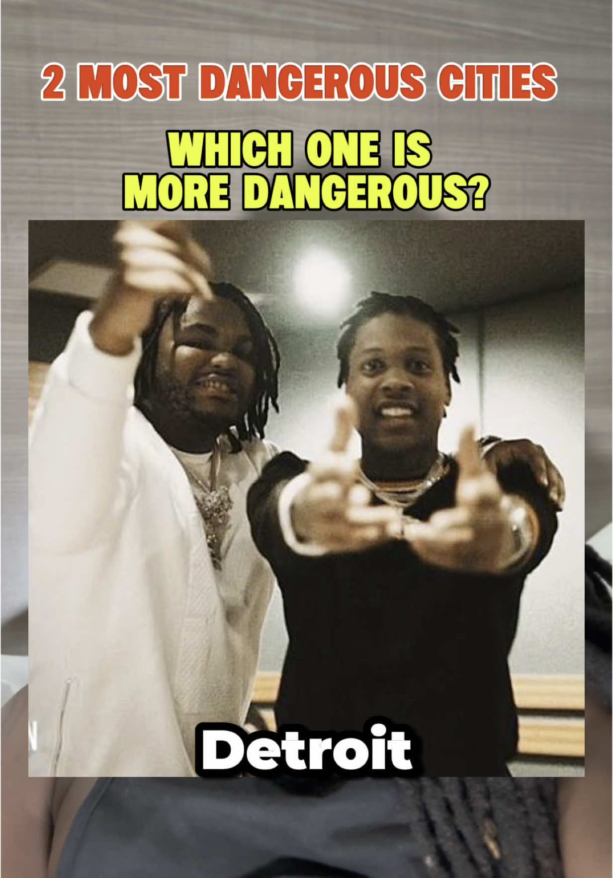 Is Detroit or Chicago more dangerous? #traylittle #education #DidYouKnow #streetsmarts #teegrizzley #lildurk