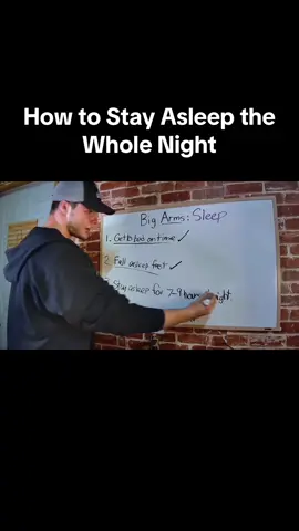 How I Stay Asleep the Whole Night