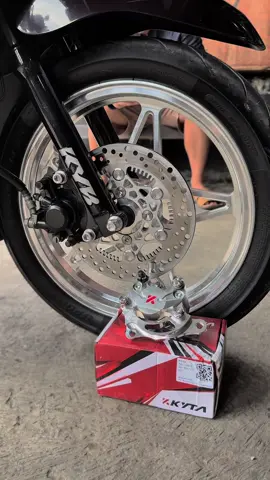 Upgrade kaliper depan kyta 2p #fyp #p2hmotorshop #kyta #mio 