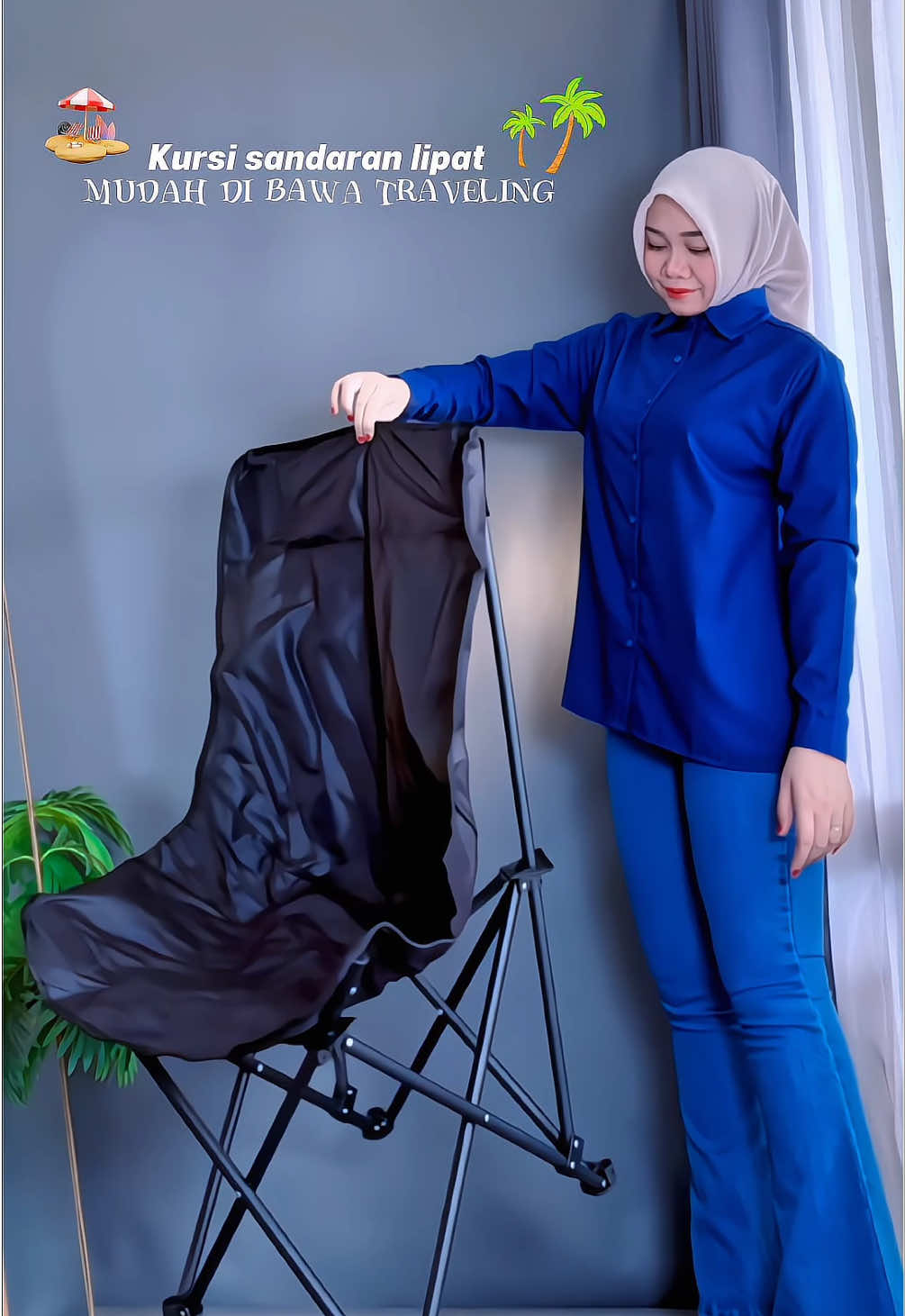 Suka TRAVELING wajib banget punya kursi yang mudah di bawa kemana-mana😻✨#kursilipat #kursilipatoutdoor #kursilipatcamping #kursilipatmurah #fyppp 