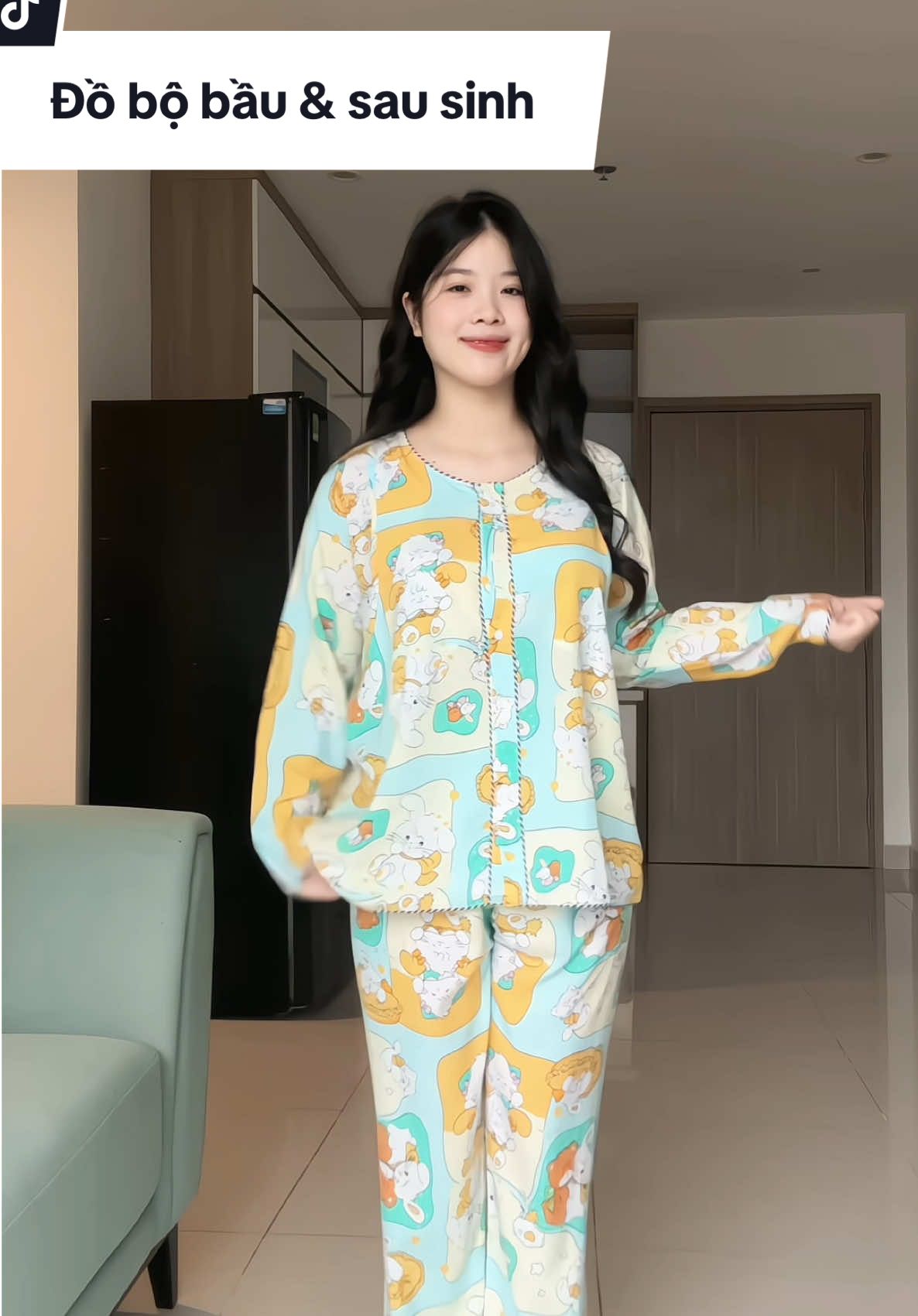 Bộ bầu & sau sinh tay dài quần dài mặc mùa này quá hợp chị em nha #thoitrangbau #setbau #dobobau #dobomacnha 