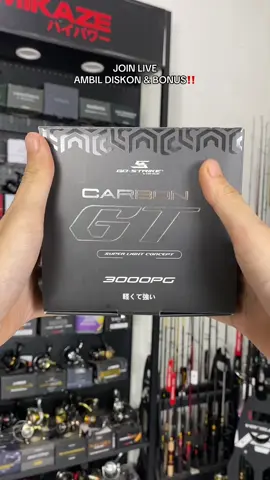 Go strike carbon gt reel ringan tapi tetap kuat #reelpancing #reelpancingmurah #reelpancingberkualitas 