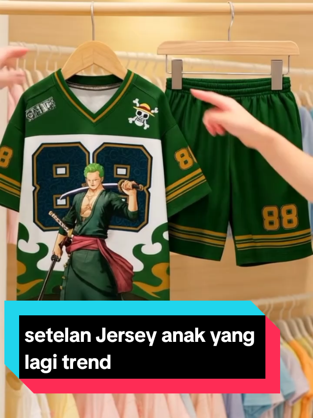 setelan anak yang lagi trend#setelananak #jerseyanak #belimurah #sale99 #tiktokshop 