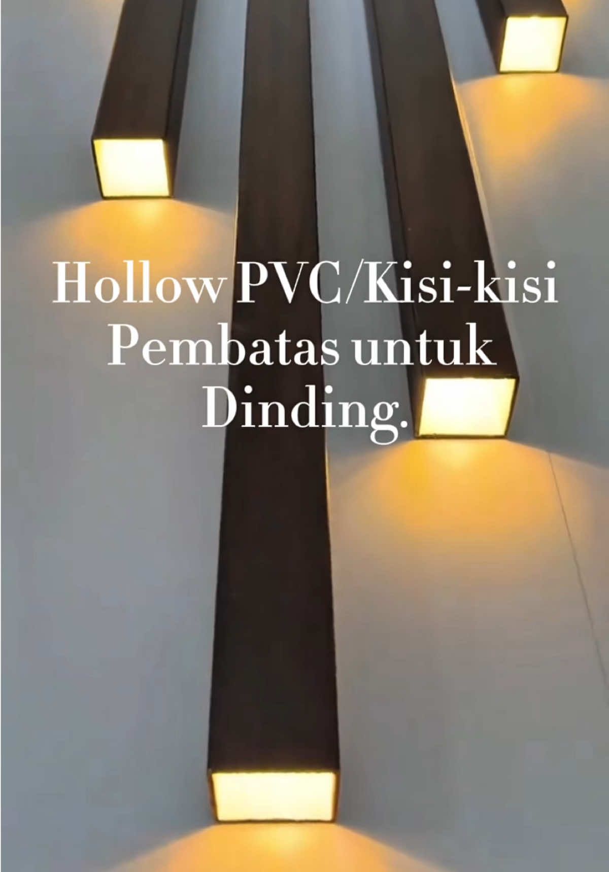 Hollow PVC/Kisi-kisi pembatas ternyata bisa untuk dinding? 😱 #Hollowpvc #kisipembatas #dekorasidinding #interiordesign #homedecor 