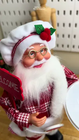 Chef Santa Claus | Santa claus JoyVox Santa Claus Christmas Xmas Lovely Stand Doll Lightweight Cloth Ornament for Home #chefsantaclaus #santa #santaclaus #christmasornaments 