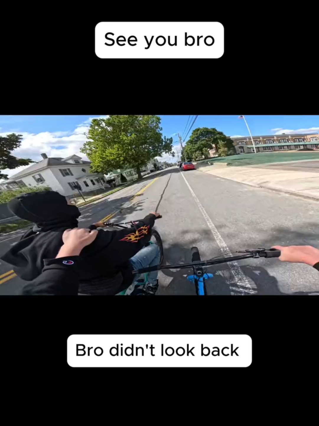 His bro didn't look back (@onewheel_n)  #viralvideo