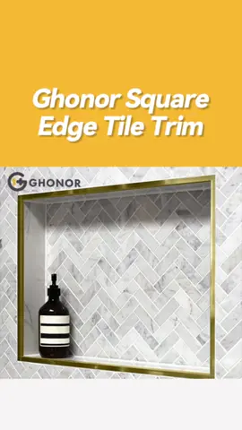 How to install aluminum square edge trims? #aluminumtiletrim #aluminumprofile #aluminumedging #aluminumedgetrim #tileedgetrim #tilecornertrim #waterproofedgetrim #showerniche 