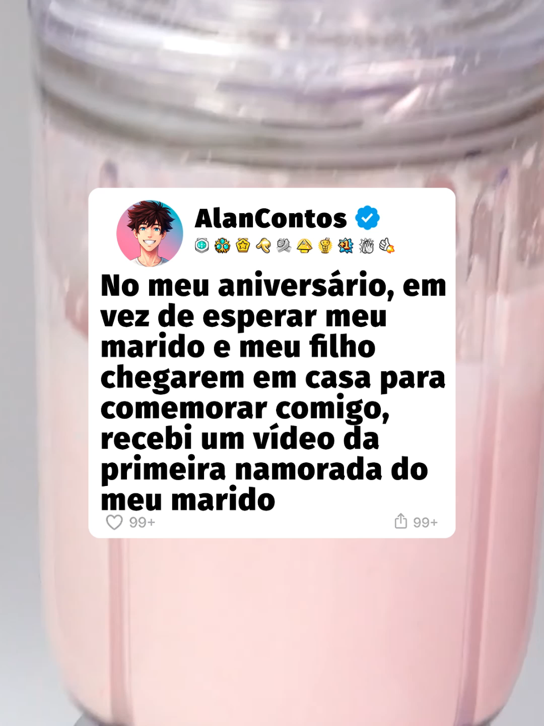 No meu aniversário, em vez de esperar meu marido e meu filho chegarem em casa para comemorar comigo, recebi um vídeo da primeira namorada do meu marido #relato #relatos
