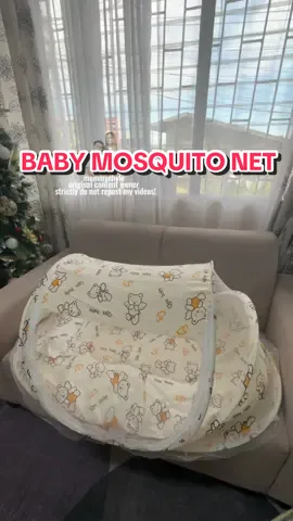 Anti Mosquito Net for Babies! Must Have ‘to mommies kasi favorite ng lamok ang mga babies🥹 #antimosquito #antidengue #mosquitonet #babymusthave #babymosquitonet 