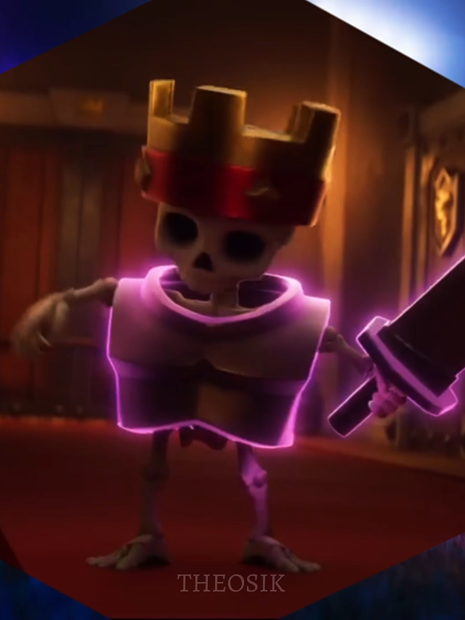 Larry on top #clashroyale #clashroyaleedit #larry #clashroyalememes #skeleton #edit