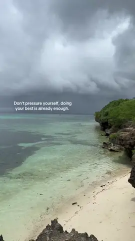 Try all your best but stop pressuring yourself. Just be your own. ##youruniverse##theruins##bantayanisland