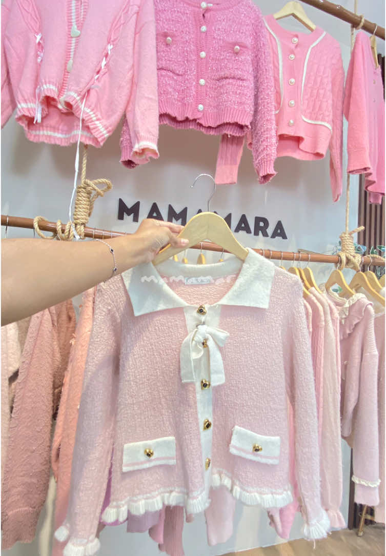 Cardigan Rajut Pink Mamamara!!🫶🏻🛒#cardiganjumbo #cardigansimple #cardiganrajut #fypシ゚viral🖤tiktok 