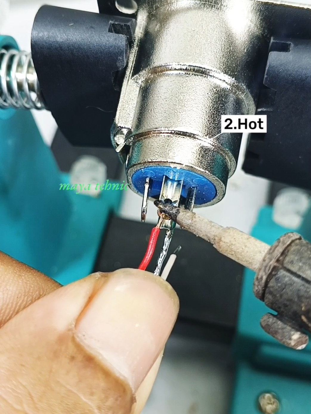 XLR pin #soodering #socket #data