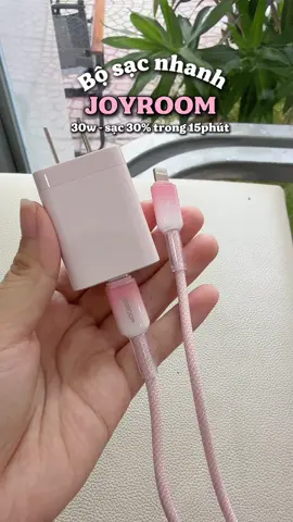 Bộ sạc nhanh 30w an toàn, gọn nhẹ màu pastel #sacnhanh30w #bosacnhanhiphone #sạcnhanh #sacdienthoai #viral 