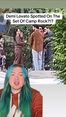 #DemiLovato spotted on the set of #CampRock 🤔?!? #TheJonasBrothers #CampRock2 #CampRock3 