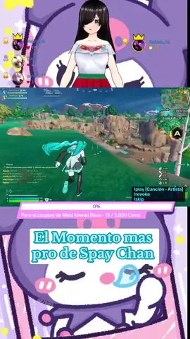 Cuanta Habilidad señor, no mas tiro dos y ya me creo bien pro :V #SpayChan #Vtuber #mexicana #15deseptiembre #viral #viraltiktok #parati #fortnite