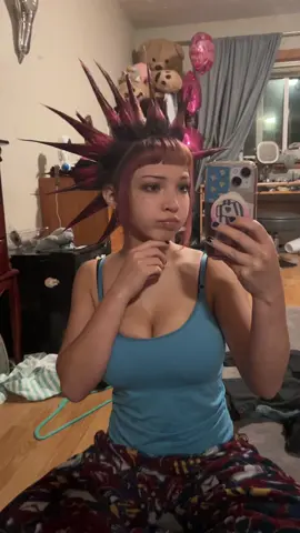 I’m juicing the freak out of these spikes idc it took three hours #libertyspikes #fyp #alt #emo #epic 