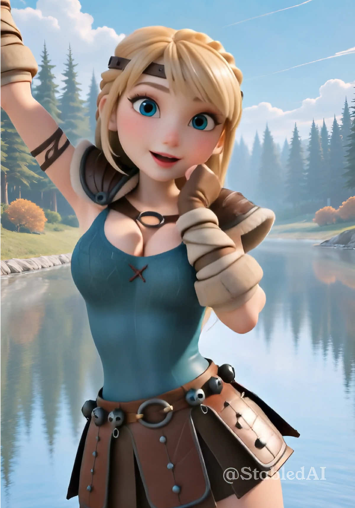 Astrid Dance #astridhofferson #httyd #howtotrainyourdragon #dance #trend 