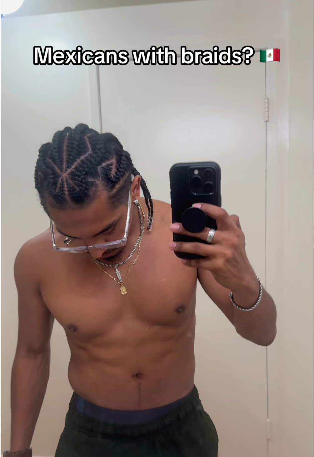 2 weeks in might have to take them out soon! But people never think I’m Mexican until they hear me talk in Spanish 😭