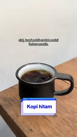 Sudah memasuki fase dimana kopi hitam lebih nikmat dibandingkan kopi susu/ aren #americano #longblack #kopihitam 