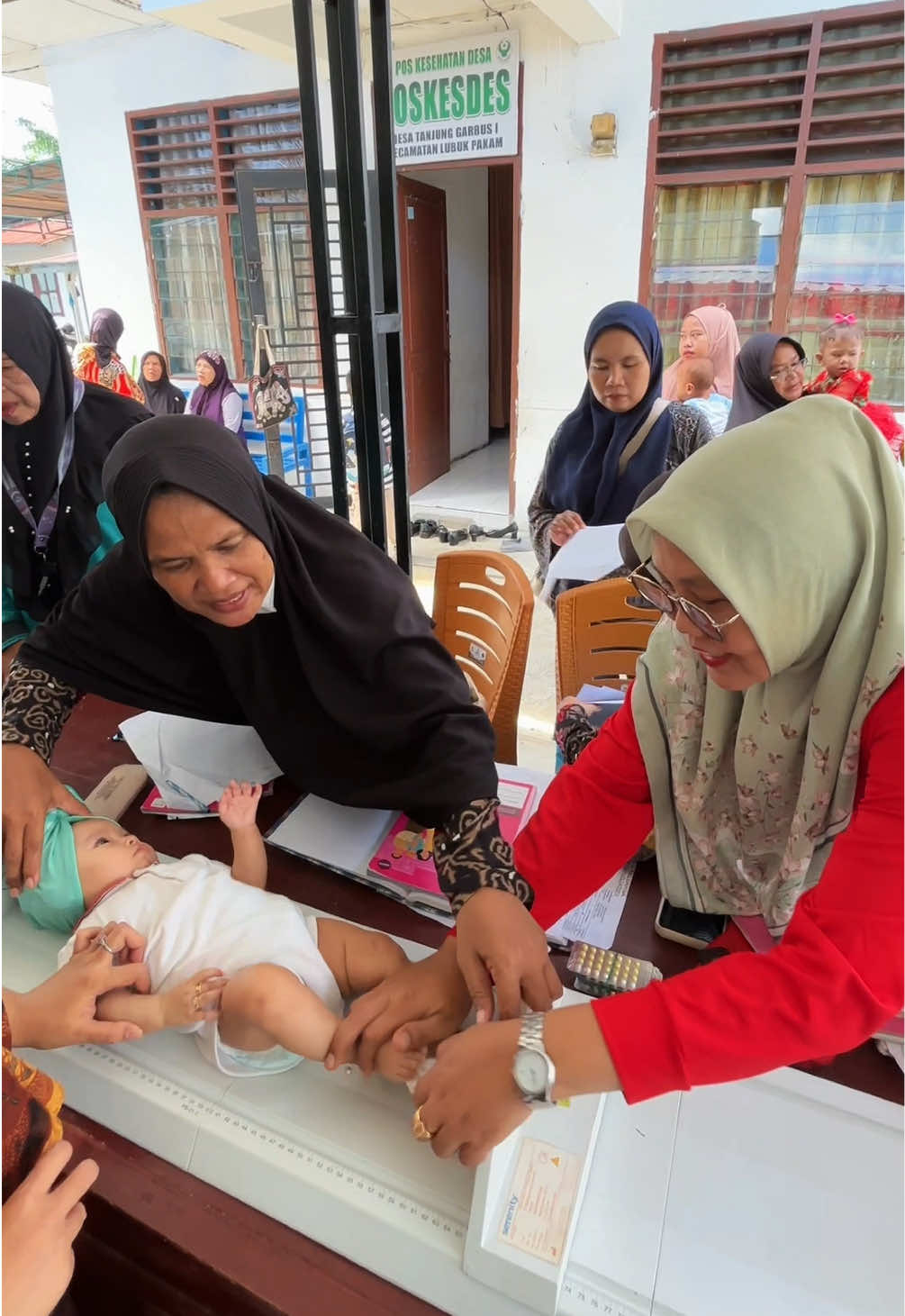 Posyandu balita Desa Tanjung Garbus 1 Kecamatan Lubuk Pakam