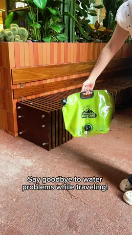 Make your family travel easier! 8L water storage bag, accurate water out!#Travel #Camp #sports 