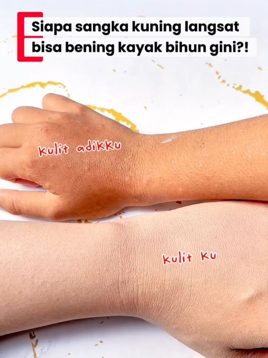 Belang? No more! 🚫✨ Cuma modal barsoap kuning langsat 20ribuan, kulit auto glowing bening 🤍 Coba rutin aja, hasilnya bikin speechless! #GlowingSkinOnBudget ”