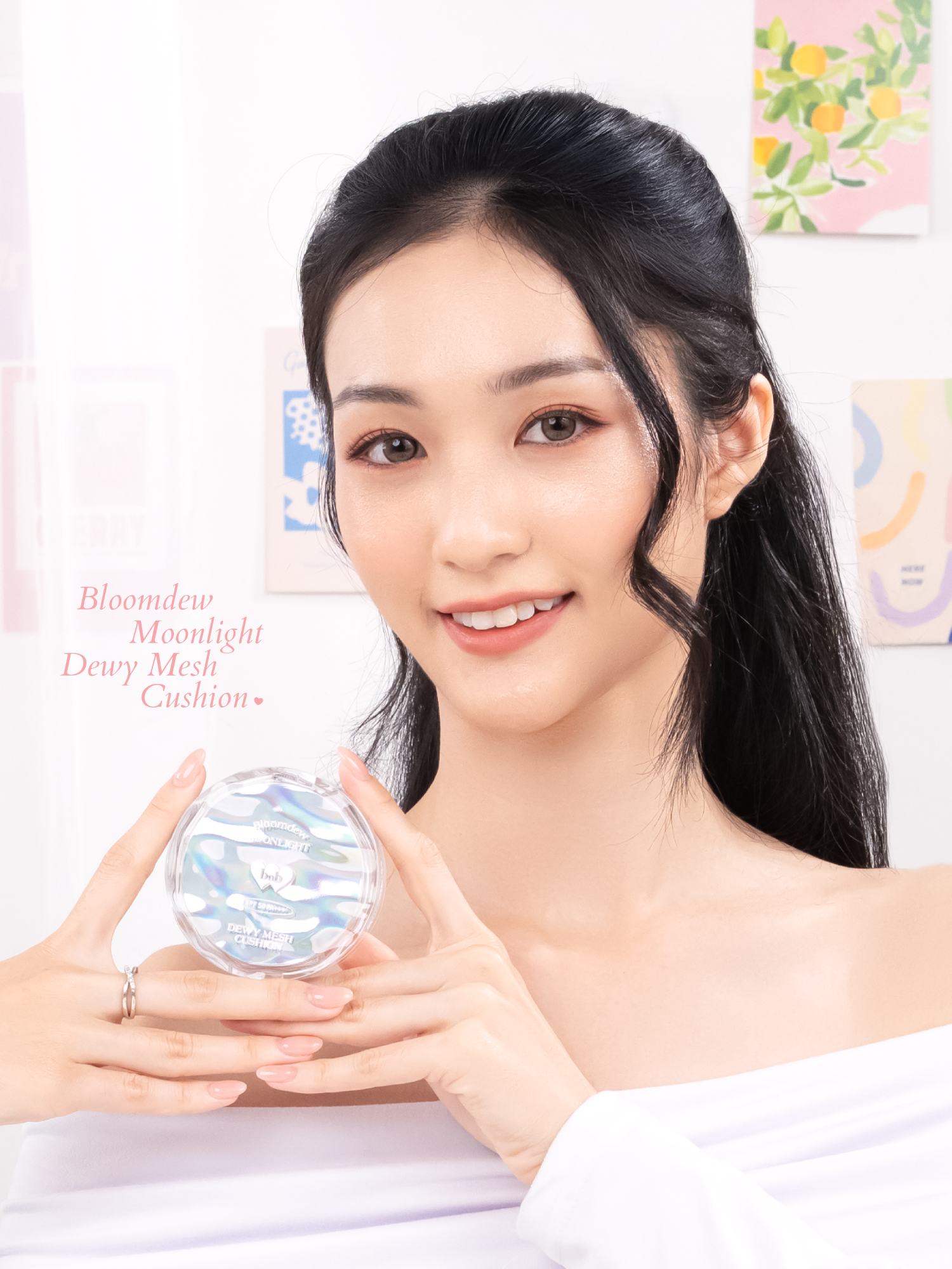 Coffee in hand, glow on point ☕✨  The Bloomdew Moonlight Dewy Mesh Cushion comes in 4 radiant shades — lightweight, dewy, and perfect for all-day café hopping. 💕 #barenbliss #barenblissmalaysia #koreancleanbeauty #koreanbeauty #bnbmakeup #kbeauty #newshade #dewymashcushion